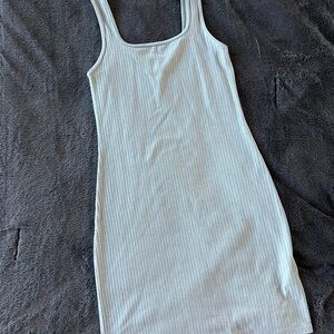 Abercrombie & Fitch Ribbed Tank in Light Turquoise/green